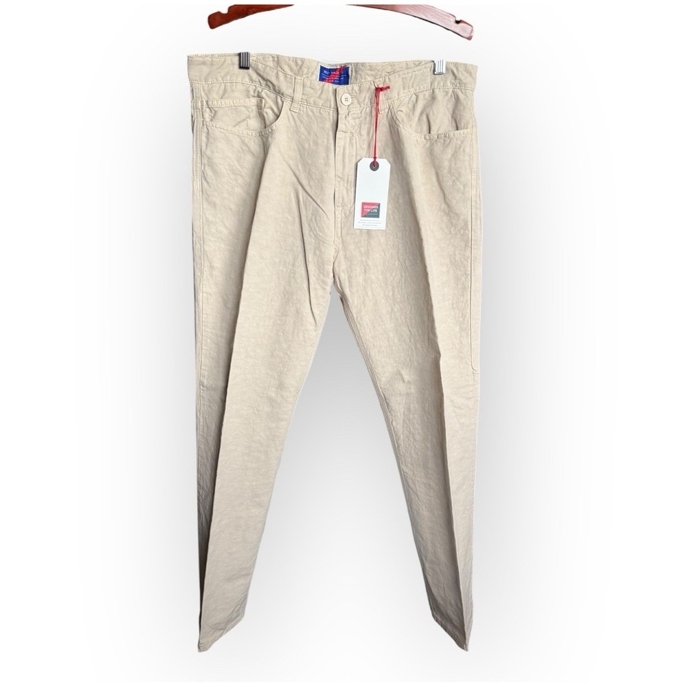 NWT Best Made Co Cotton Linen‎ Pants Men's 36x34, 5-Pocket Classic NY Italy